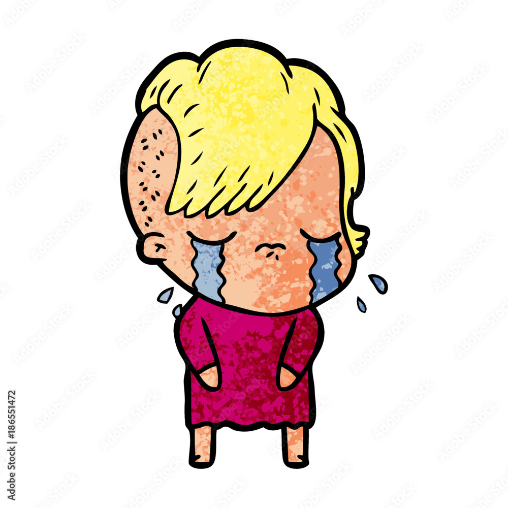 cartoon crying girl cartoon crying girl