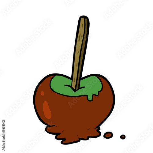cartoon toffee apple