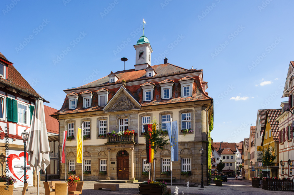 Fototapeta premium Marktplatz in Brackenheim