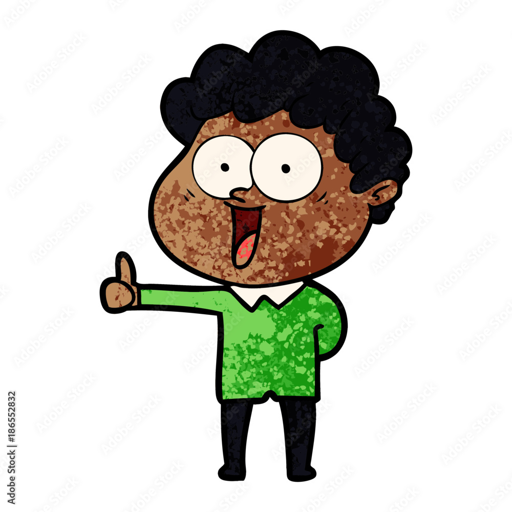 cartoon happy man cartoon happy man