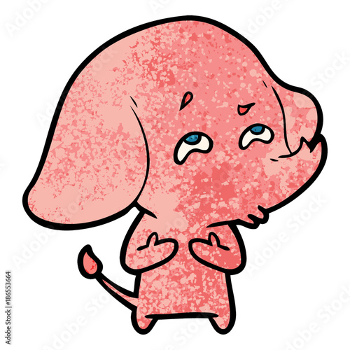 cartoon elephant remembering