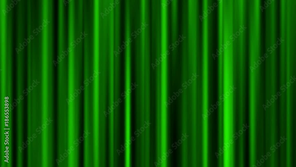 Green background moving curtains loop Green background moving curtains loop