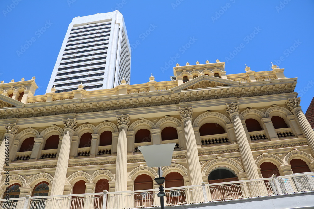 Architecture in the center of Perth, Western Australia Architecture in the center of Perth, Western Australia
