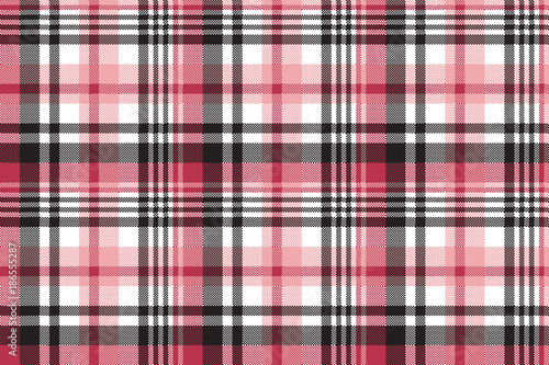 White pink color plaid seamless pattern