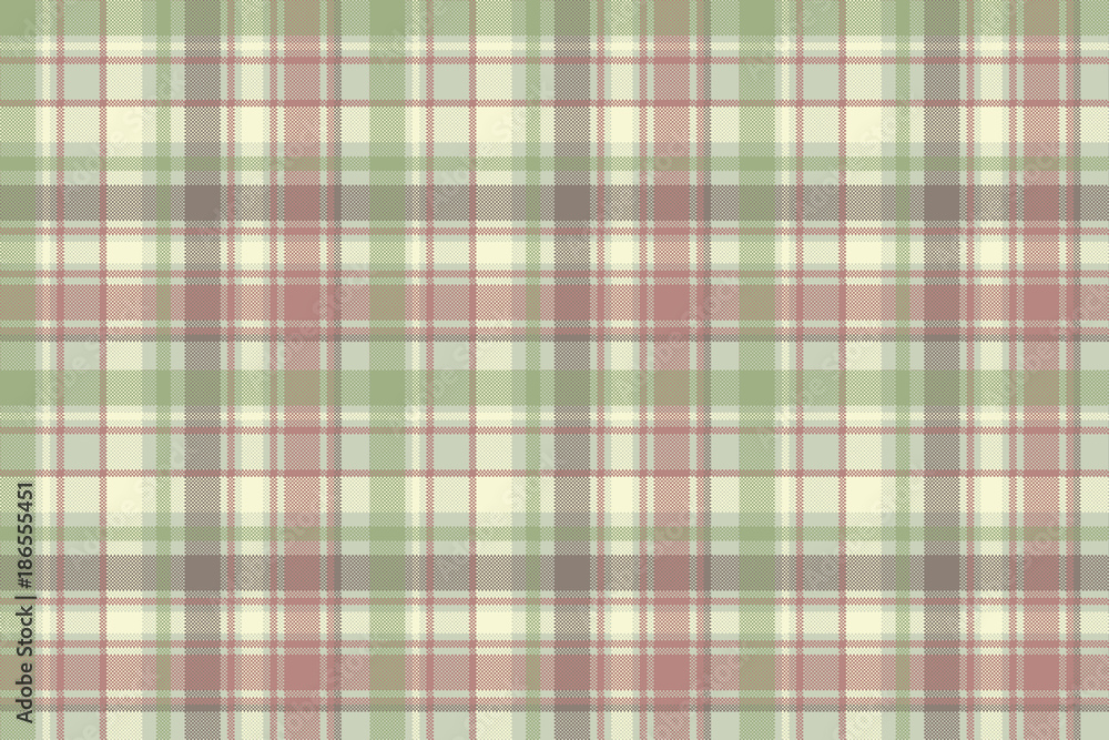 Pastel color check plaid fabric seamless pattern Pastel color check plaid fabric seamless pattern