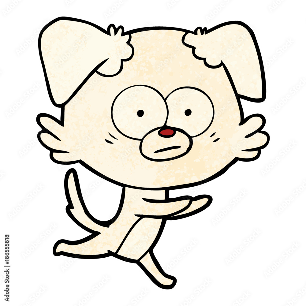 nervous dog cartoon nervous dog cartoon