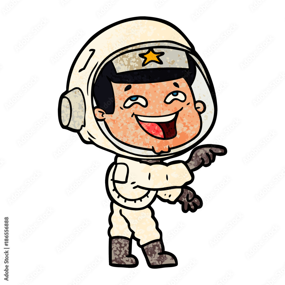 cartoon laughing astronaut cartoon laughing astronaut