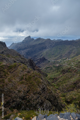 view on Teno Mountains