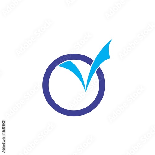O letter with tick logo © drijimedia