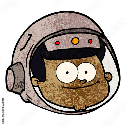 cartoon astronaut face