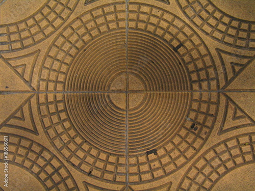 Photography Detalle suelo de Kuala Lumpur, la mayor ciudad y capital de Malasia