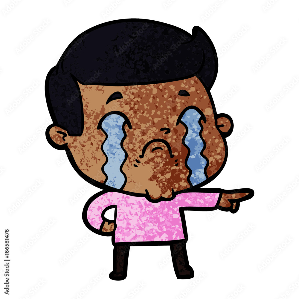 cartoon man crying cartoon man crying