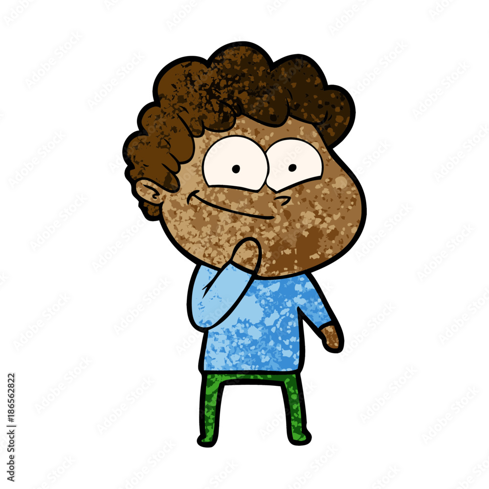 cartoon happy man cartoon happy man