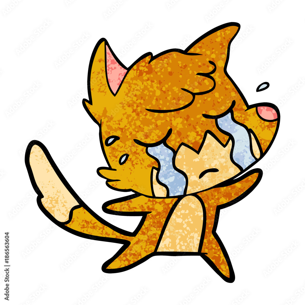 crying fox cartoon crying fox cartoon