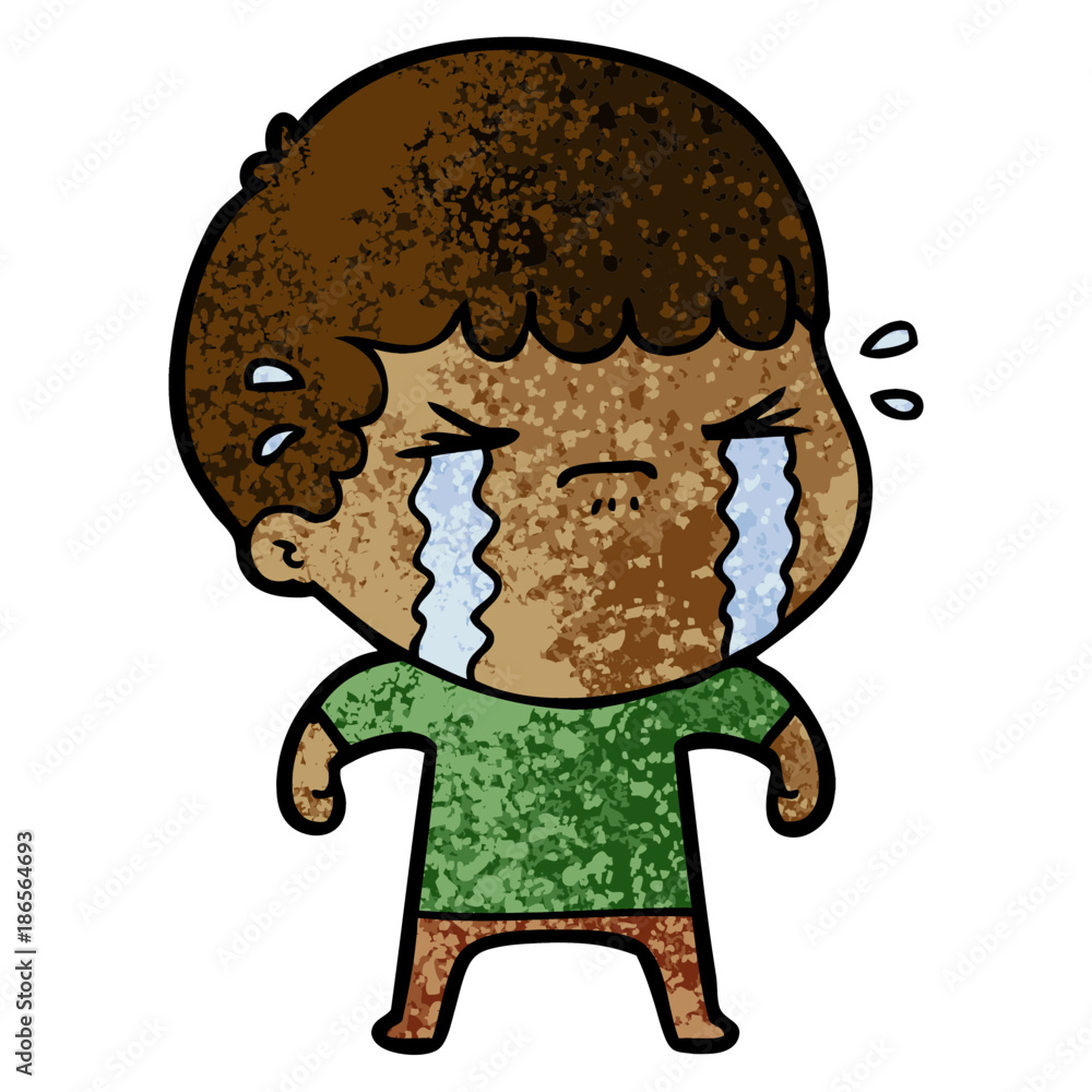 cartoon man crying cartoon man crying