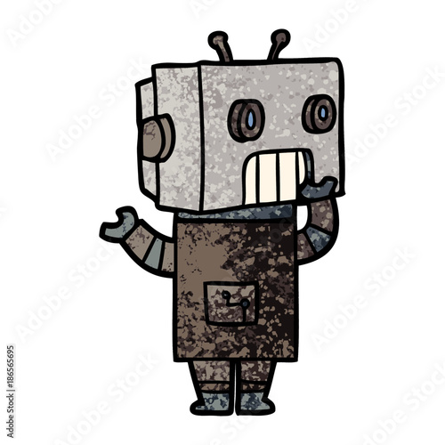cartoon robot