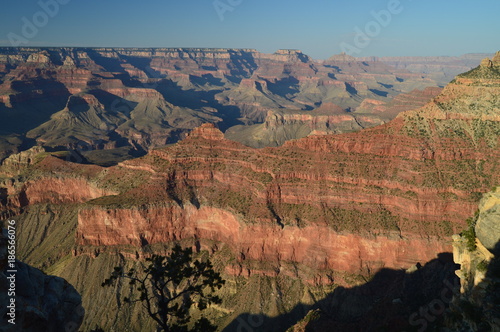 Grand Canyon Of The Colorado River. South Kaibab Trailhead. Geological formations. June 22, 2017. Grand Canyon, Arizona, USA. EEUU.