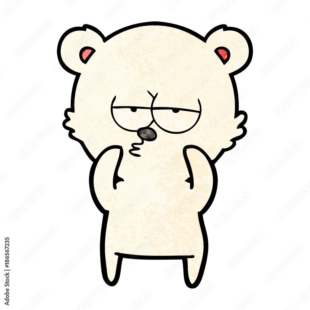 Fototapeta premium polar bear cartoon
