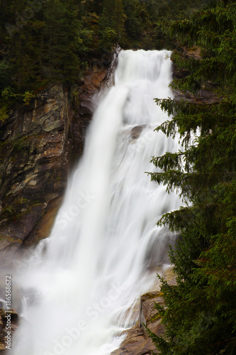 Waterfall nearby Krimml  Austria