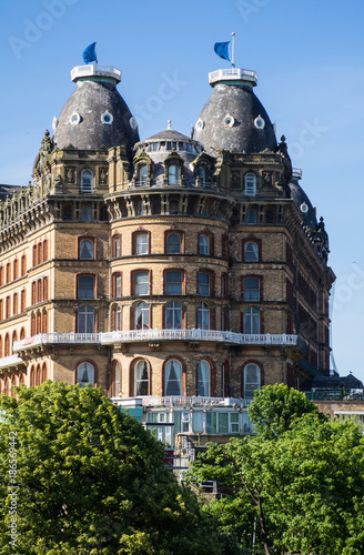 A Seafront Hotel at Scarborough  Yorkshire  England.
