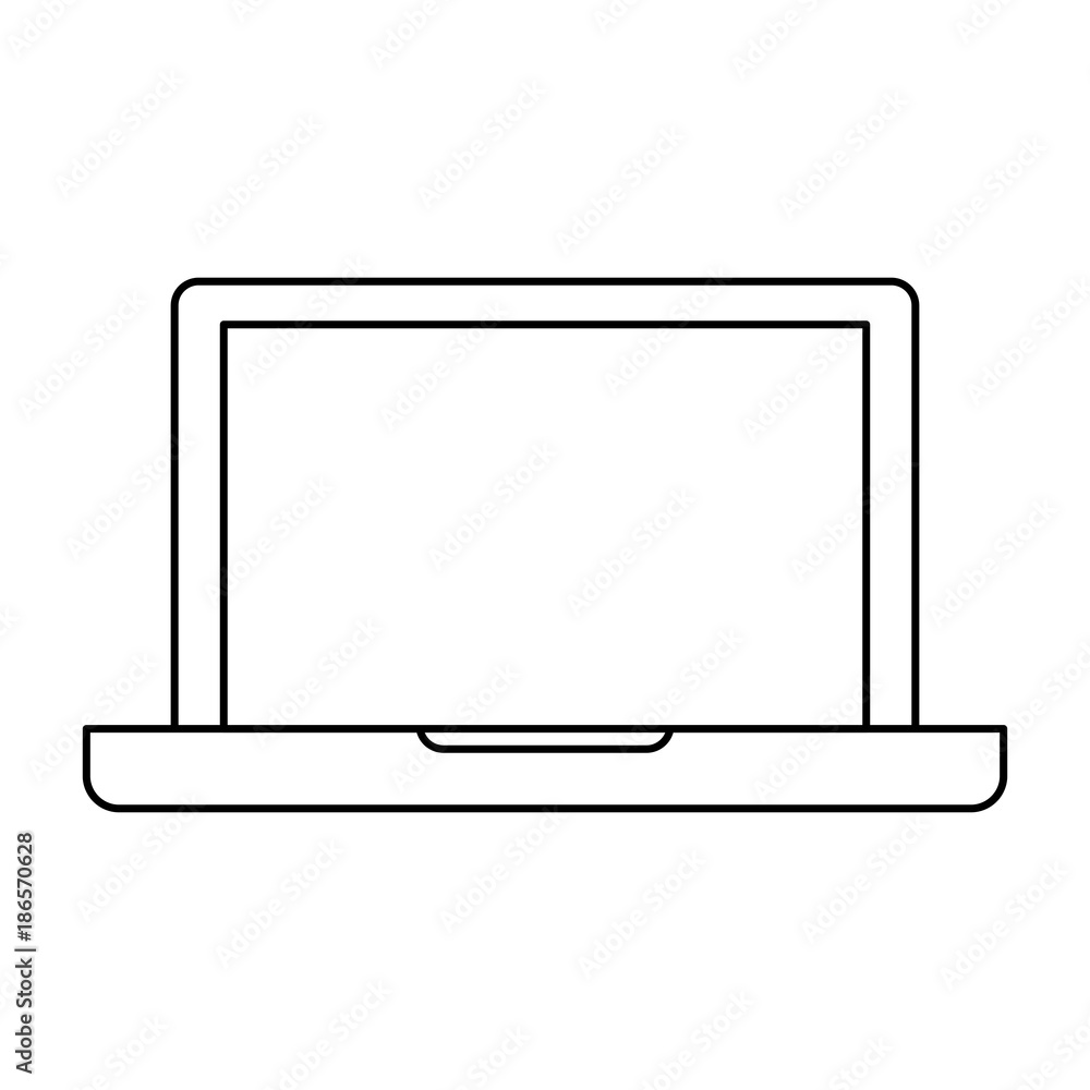 laptop computer icon in monochrome silhouette laptop computer icon in monochrome silhouette