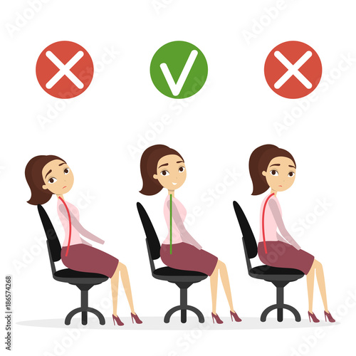 Good posture set.