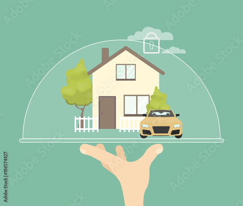 Home insurance protection.