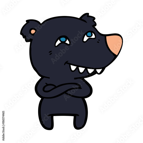 Fototapeta Naklejka Na Ścianę i Meble -  bear cartoon character