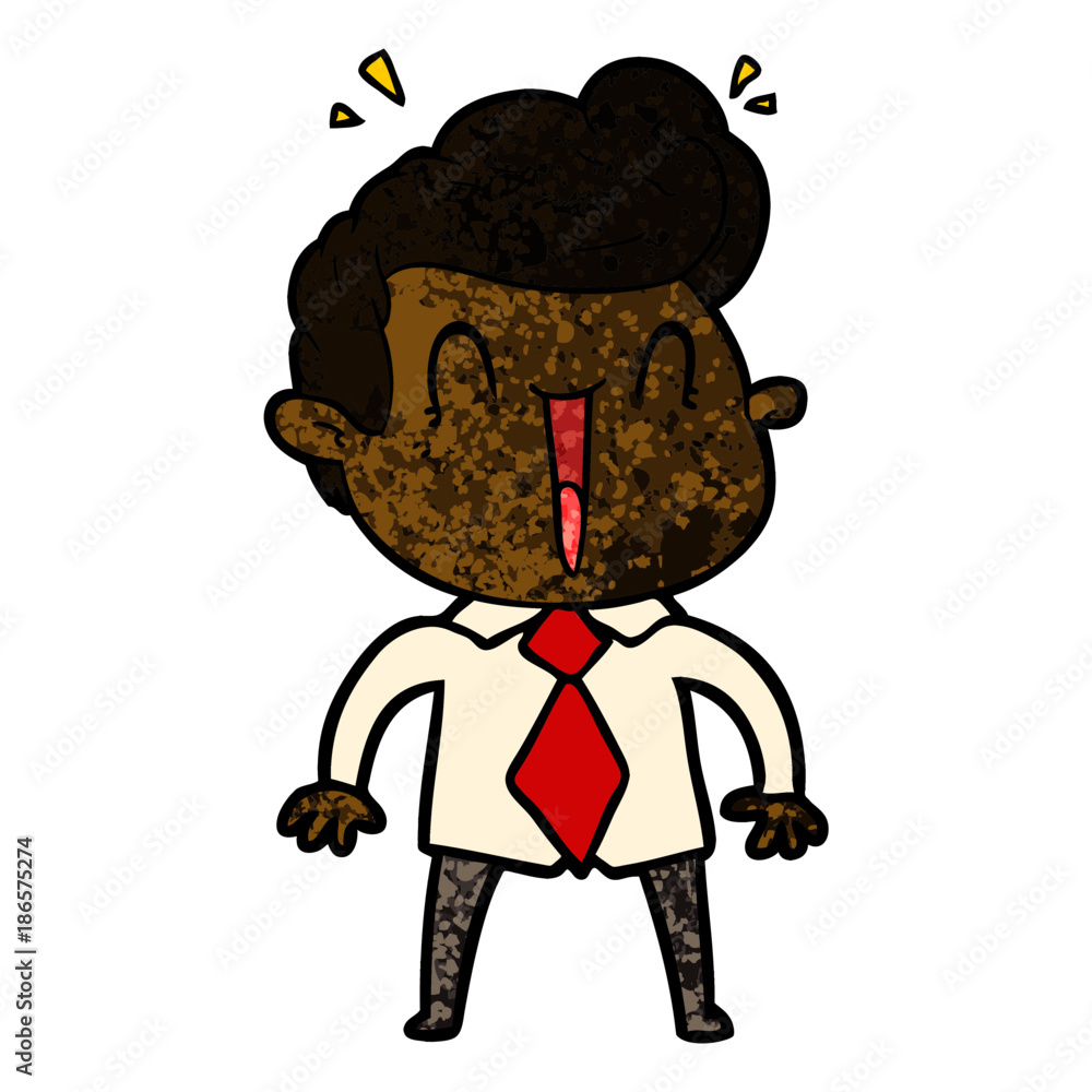 cartoon excited man cartoon excited man