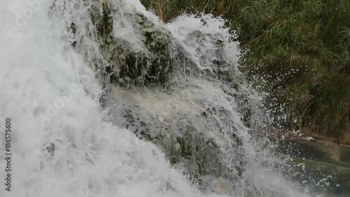 Fonte delle terme di Saturnia in Toscana photo