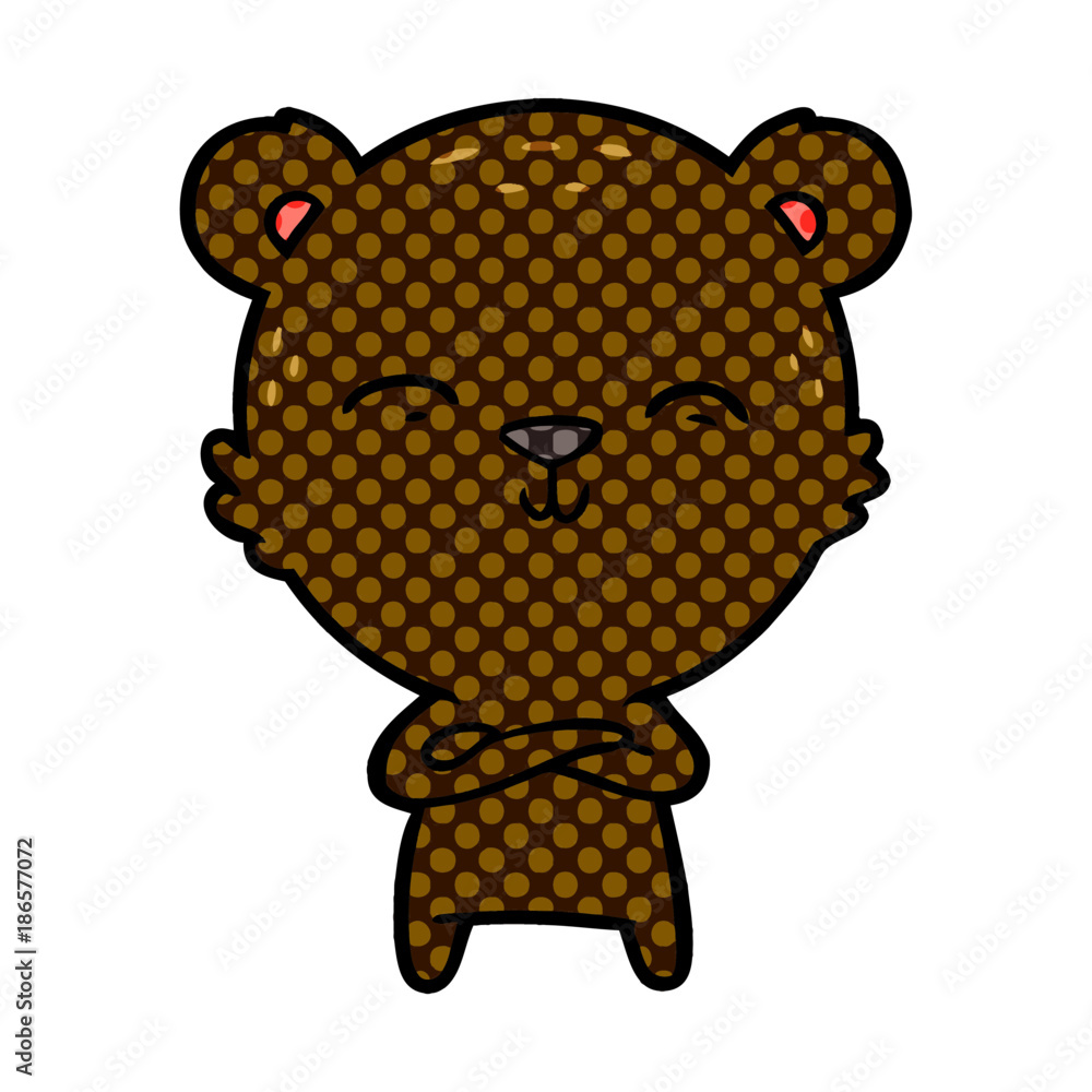 Obraz premium bear cartoon character
