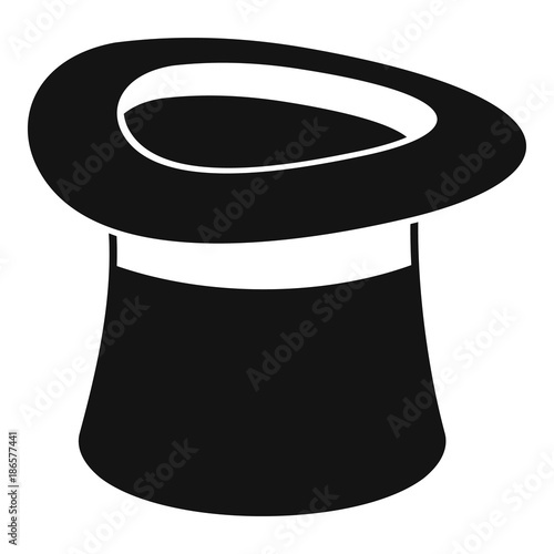 Inverted hat icon. Simple illustration of inverted hat vector icon for web.
