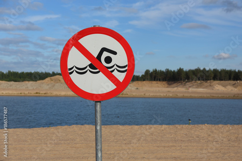 Swimming is prohibited