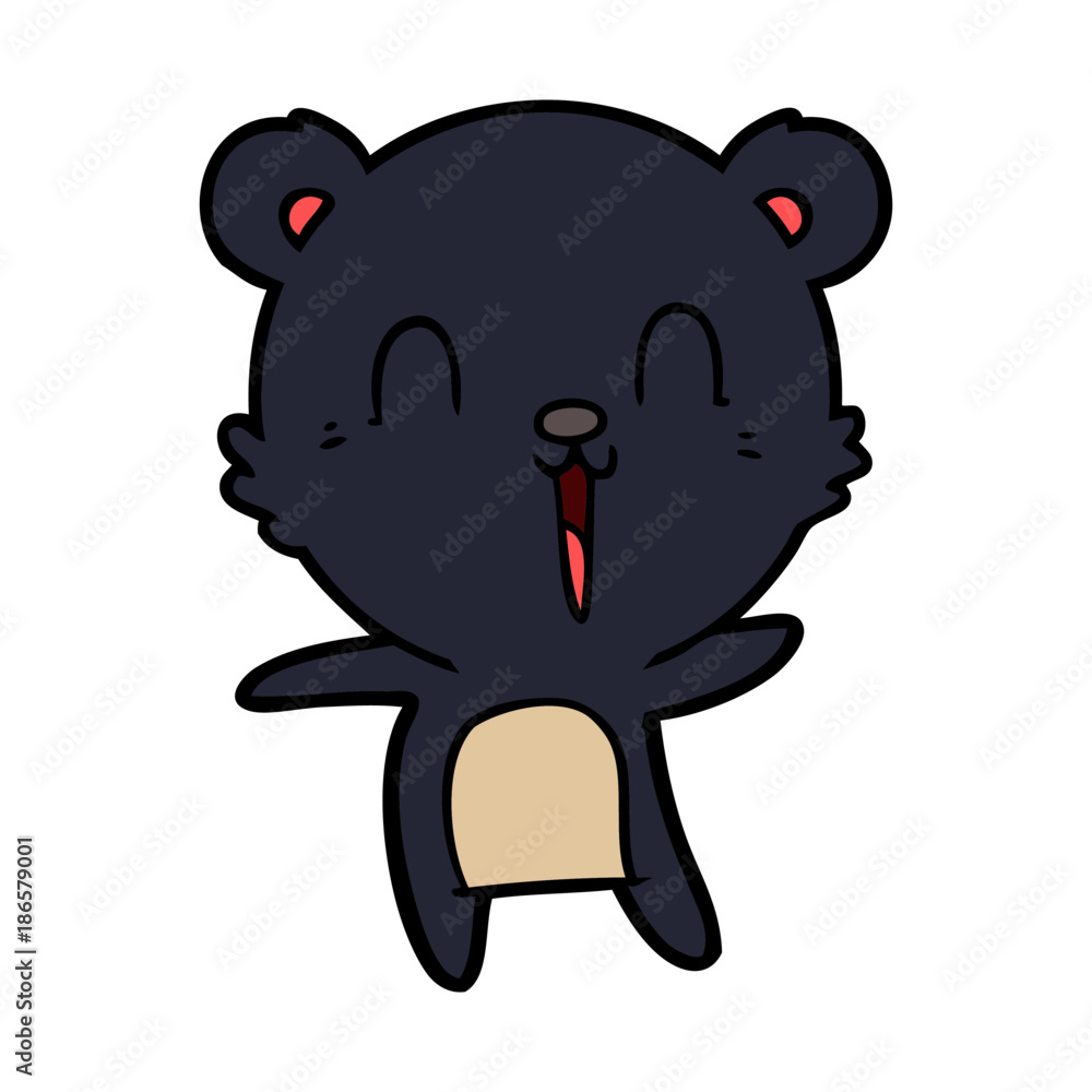 Obraz premium bear cartoon character