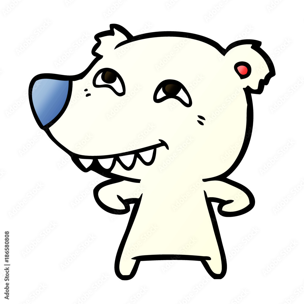 polar bear cartoon polar bear cartoon