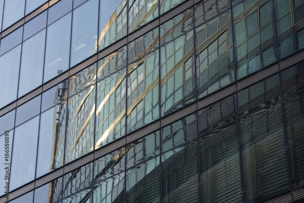 Glass Facade Reflection