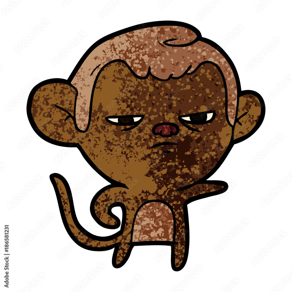 Fototapeta premium cartoon monkey