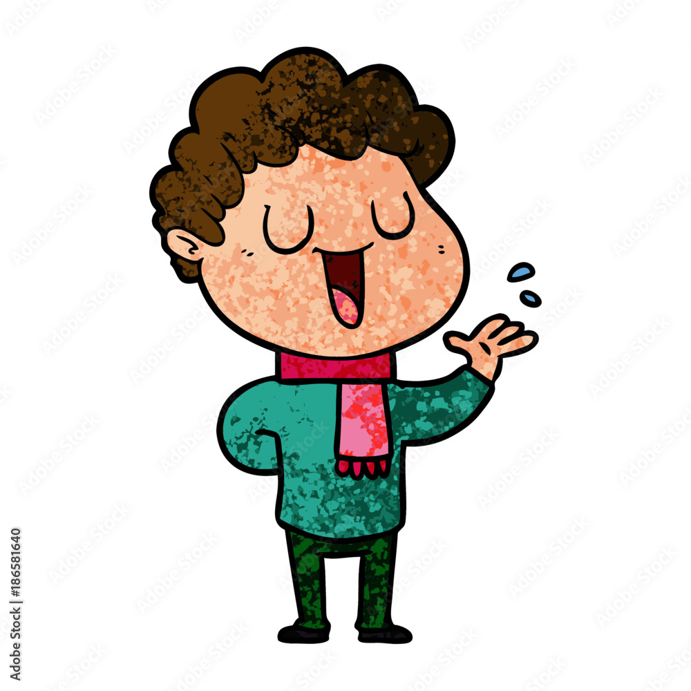cartoon man talking cartoon man talking