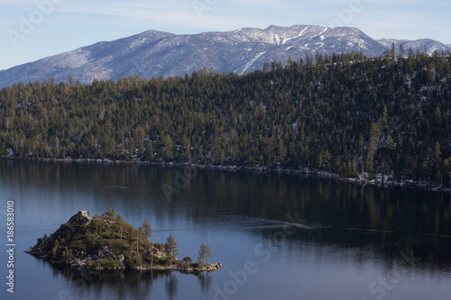 Bay in an alpine lake