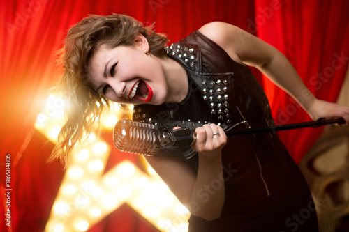 woman rock star