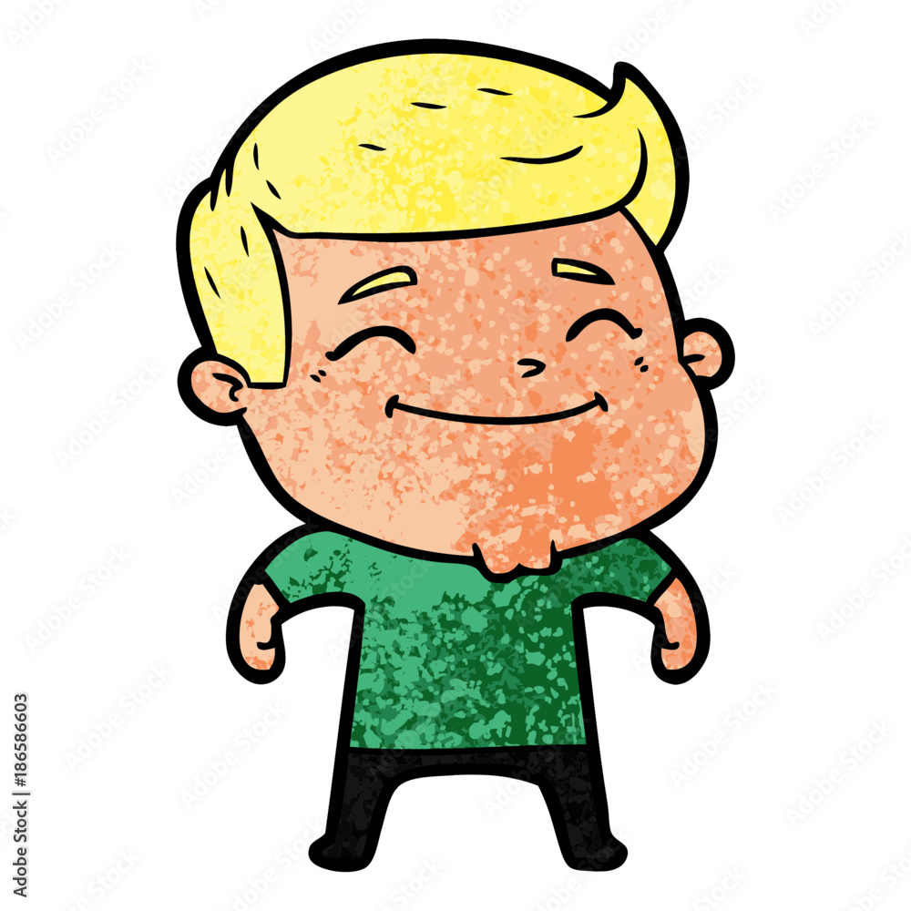 happy cartoon man happy cartoon man
