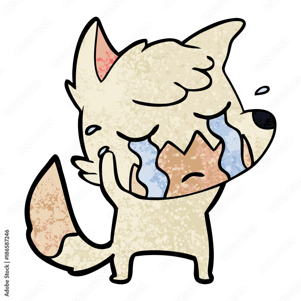 crying fox cartoon crying fox cartoon