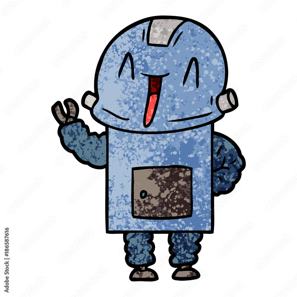 cartoon robot cartoon robot