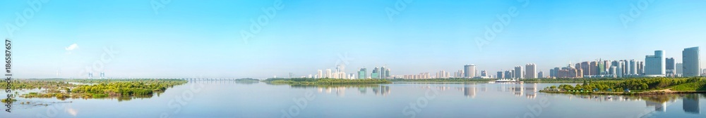 Songhua River, located in Harbin, Heilongjiang, China.