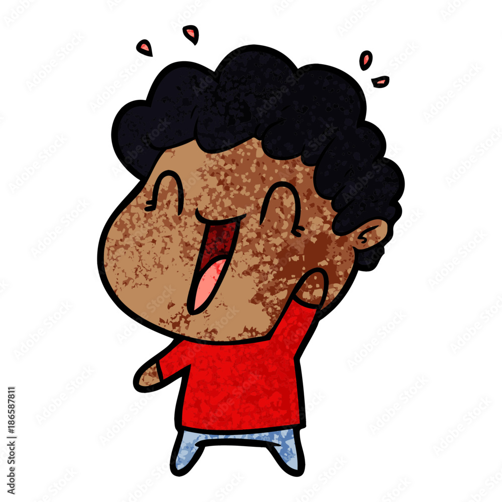 cartoon happy man cartoon happy man