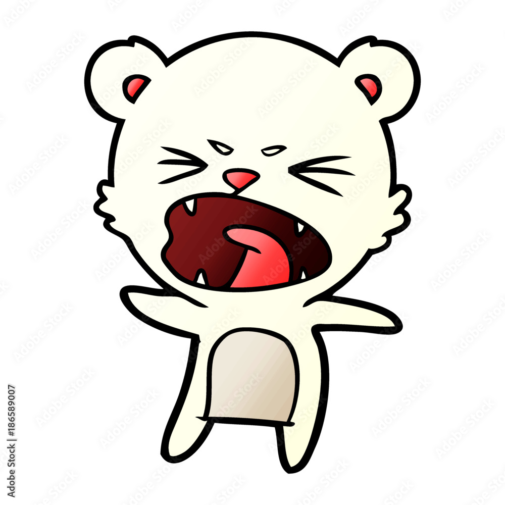 Obraz premium polar bear cartoon