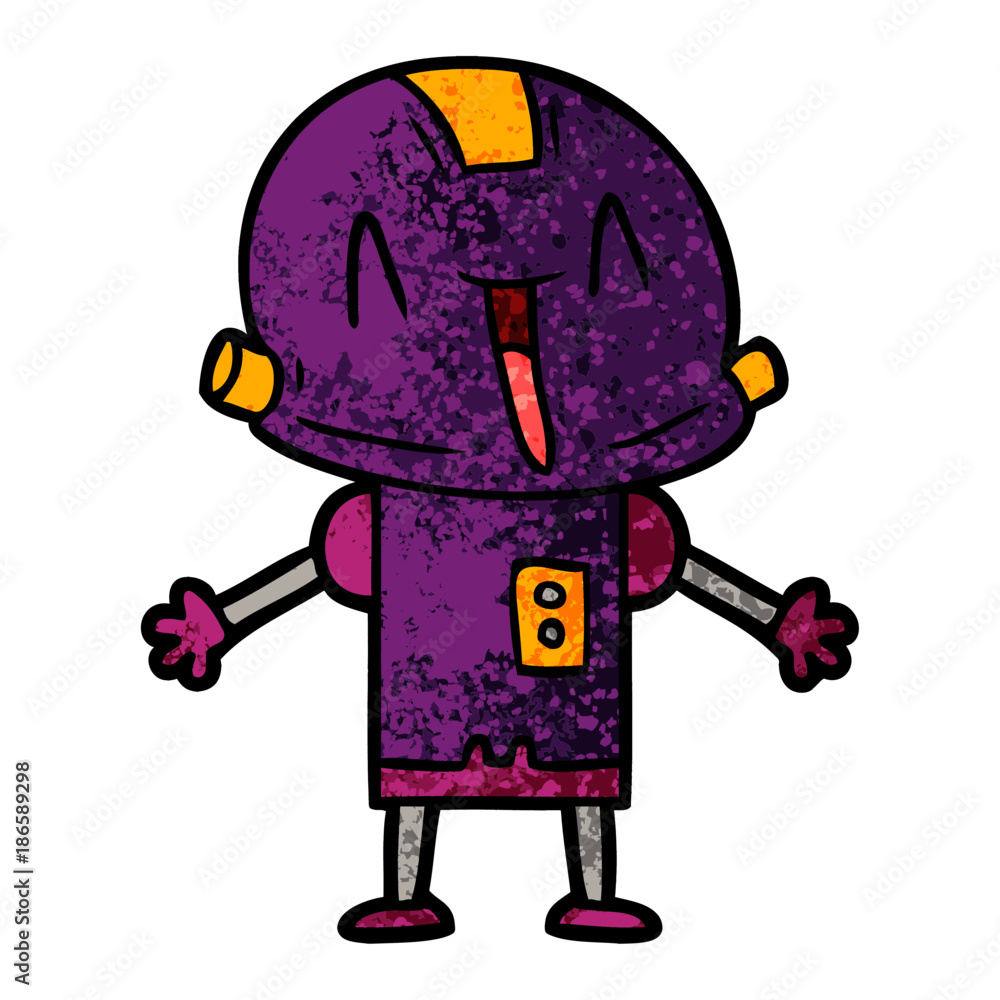 cartoon robot cartoon robot