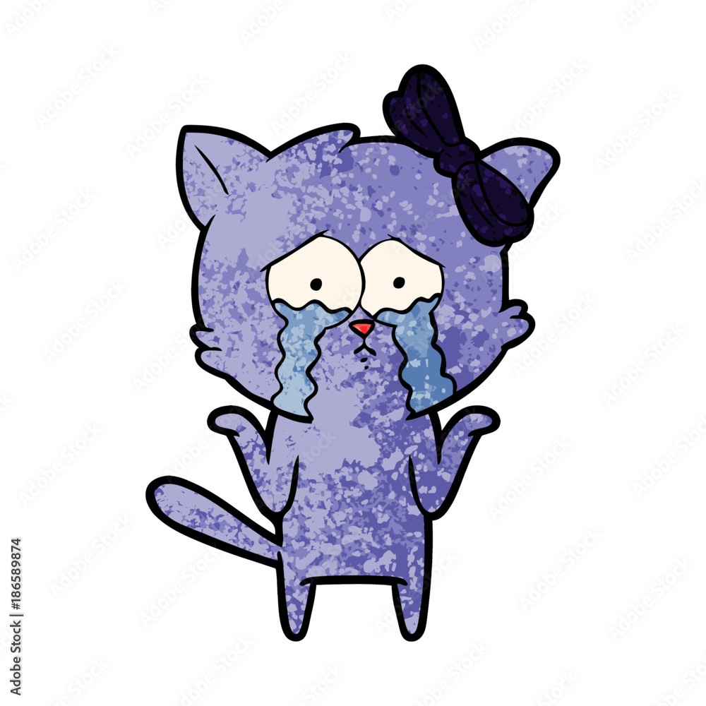 Fototapeta premium cartoon cat