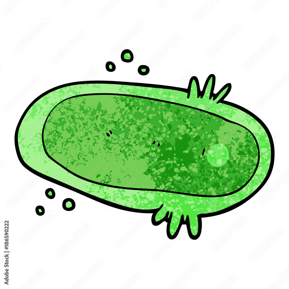 Naklejka premium cartoon amoeba