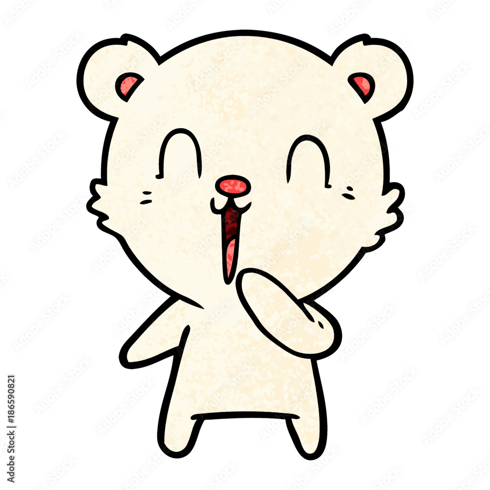Obraz premium polar bear cartoon